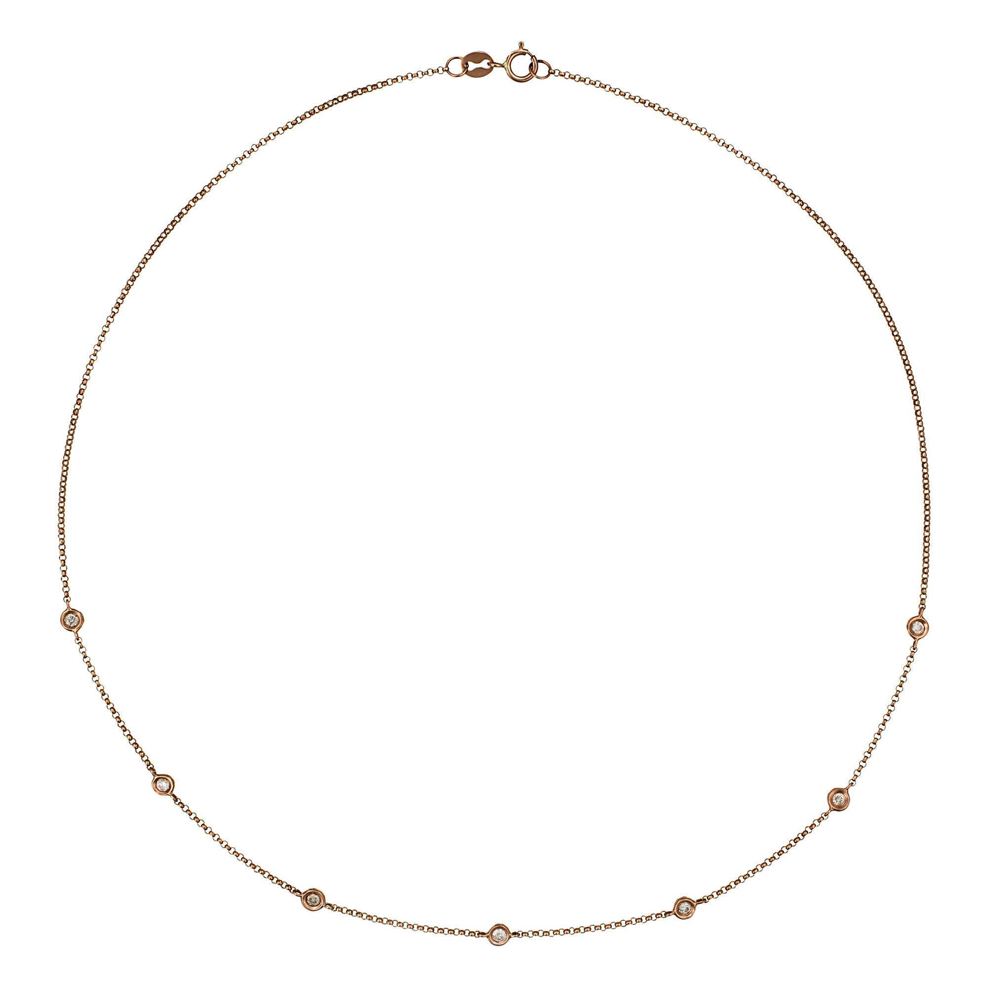 Collar “Sol” Diamantes 0.22/7