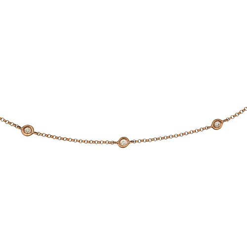 Collar “Sol” Diamantes 0.22/7