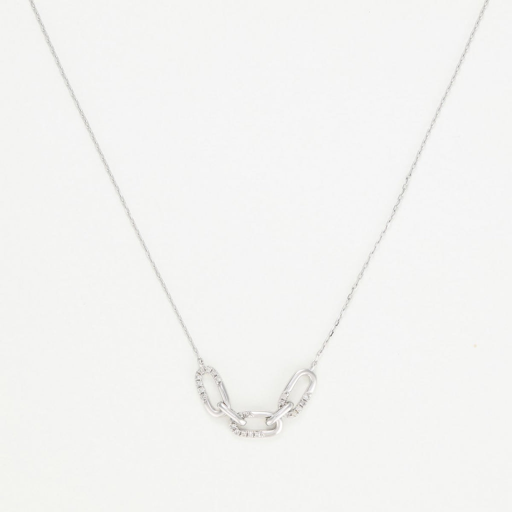 Collier "Sorina" D0,13/24 - Or Blanc