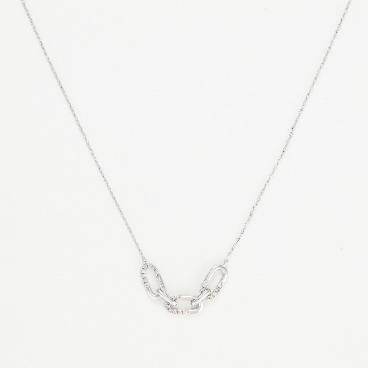 Collier "Sorina" D0,13/24 - Or Blanc