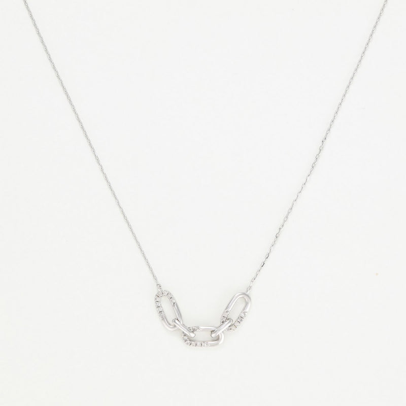 Collier "Sorina" D0,13/24 - Or Blanc