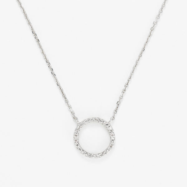 "Ronda" necklace D0.035/10 - 375/1000 White Gold