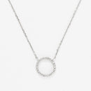 Collier "Ronda" D0,035/10 - Or Blanc 375/1000