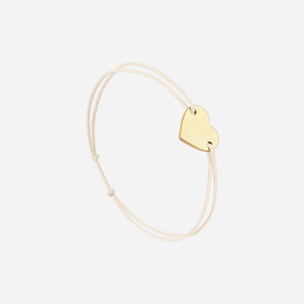 Pulsera Corazón Blanco - Blanco