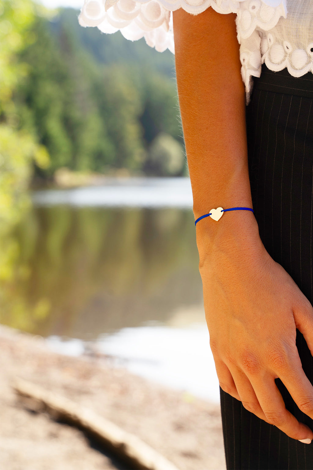Bracelet Coeur Bleu Roi - Bleu Roi
