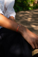 Bracelet Coeur Vide Orange - Orange