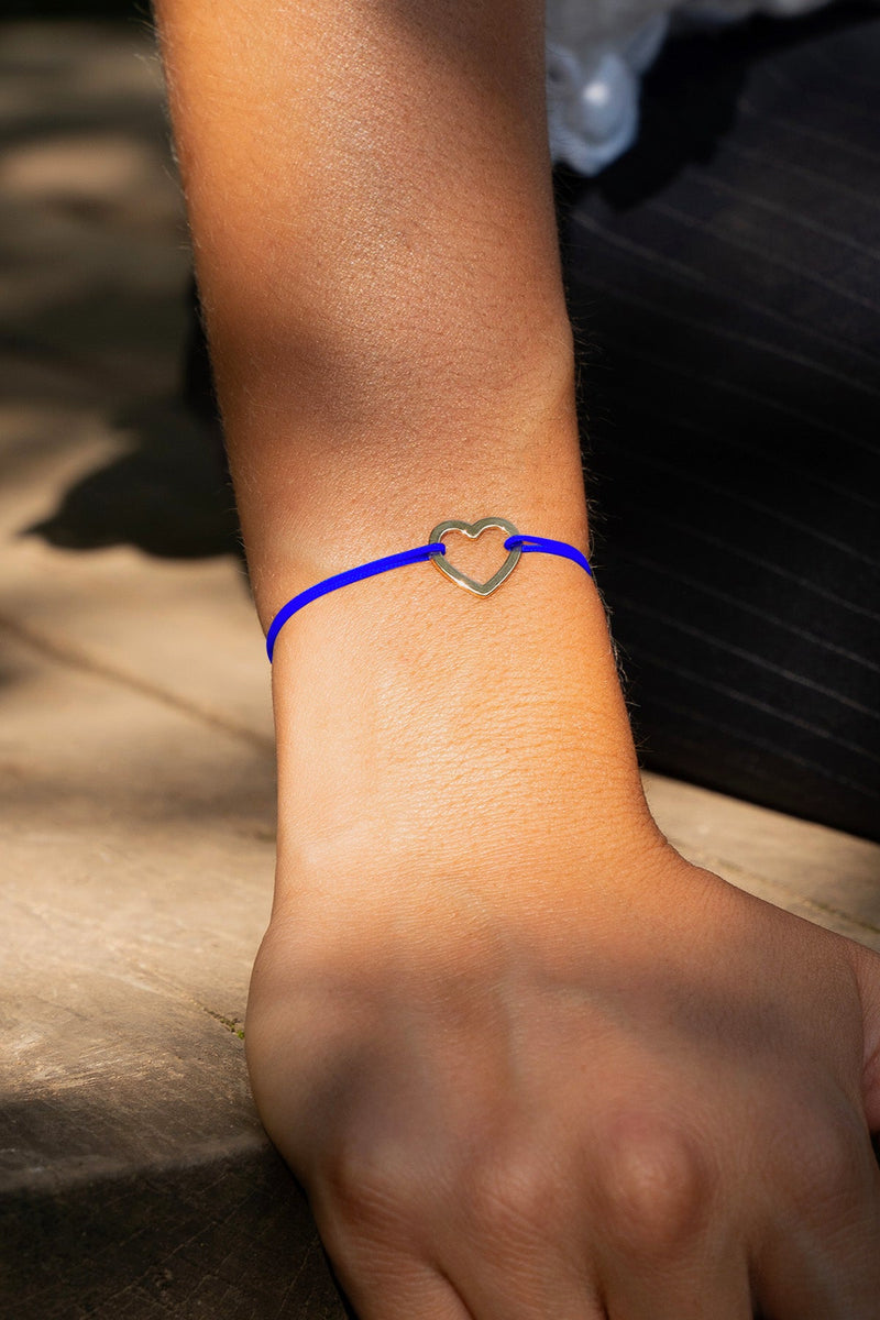 Bracelet Coeur Vide Noir - Noir