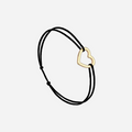 Bracelet Coeur Vide Noir - Noir