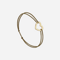 Pulsera Corazón Vacío Taupe - Taupe