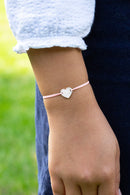 Bracelet Coeur Bleu Ciel - Bleu Ciel