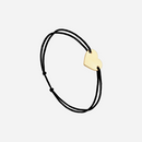 Bracelet Pack Coeur X Coeur Plein Noir Plaqué Or - Noir