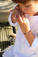 Bracelet Coeur Vide Noir - Noir