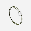 Bracelet Coeur Vide Kaki - Kaki