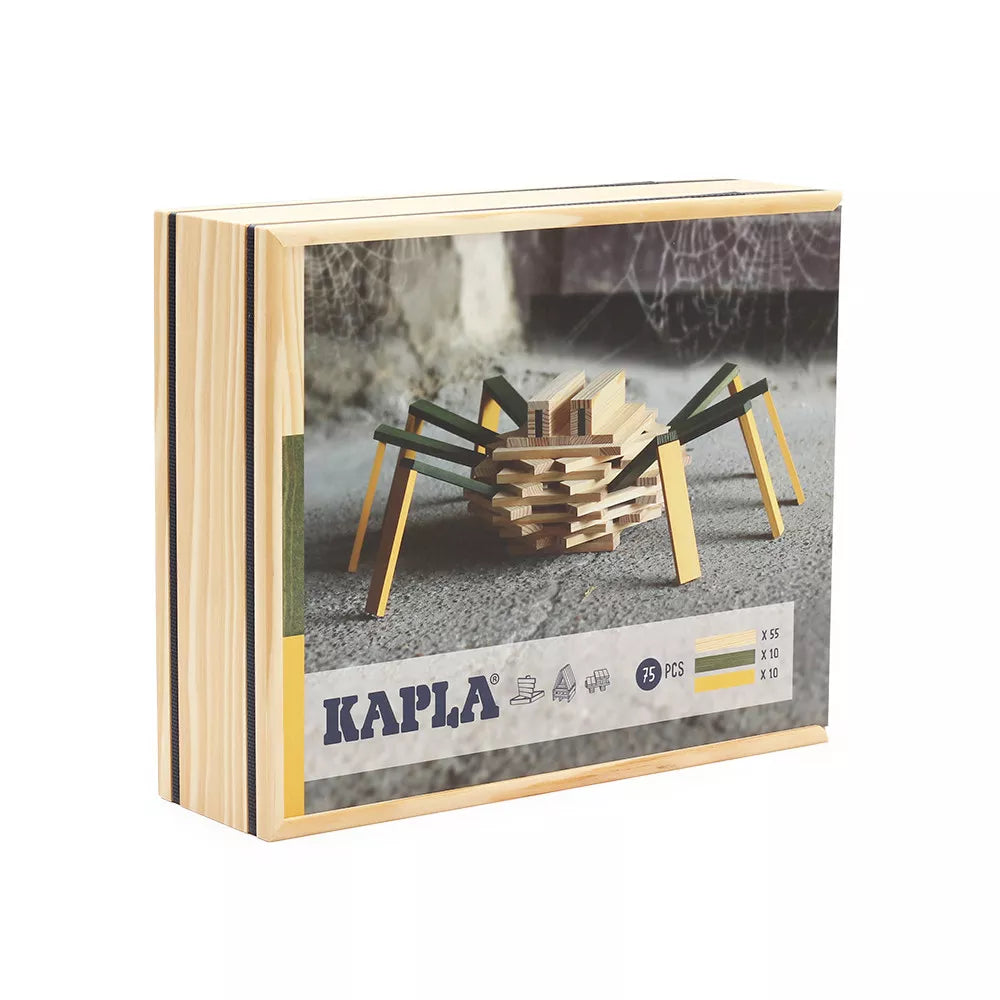 Kapla - Confezione Ragno Naturale, Giallo, Verde