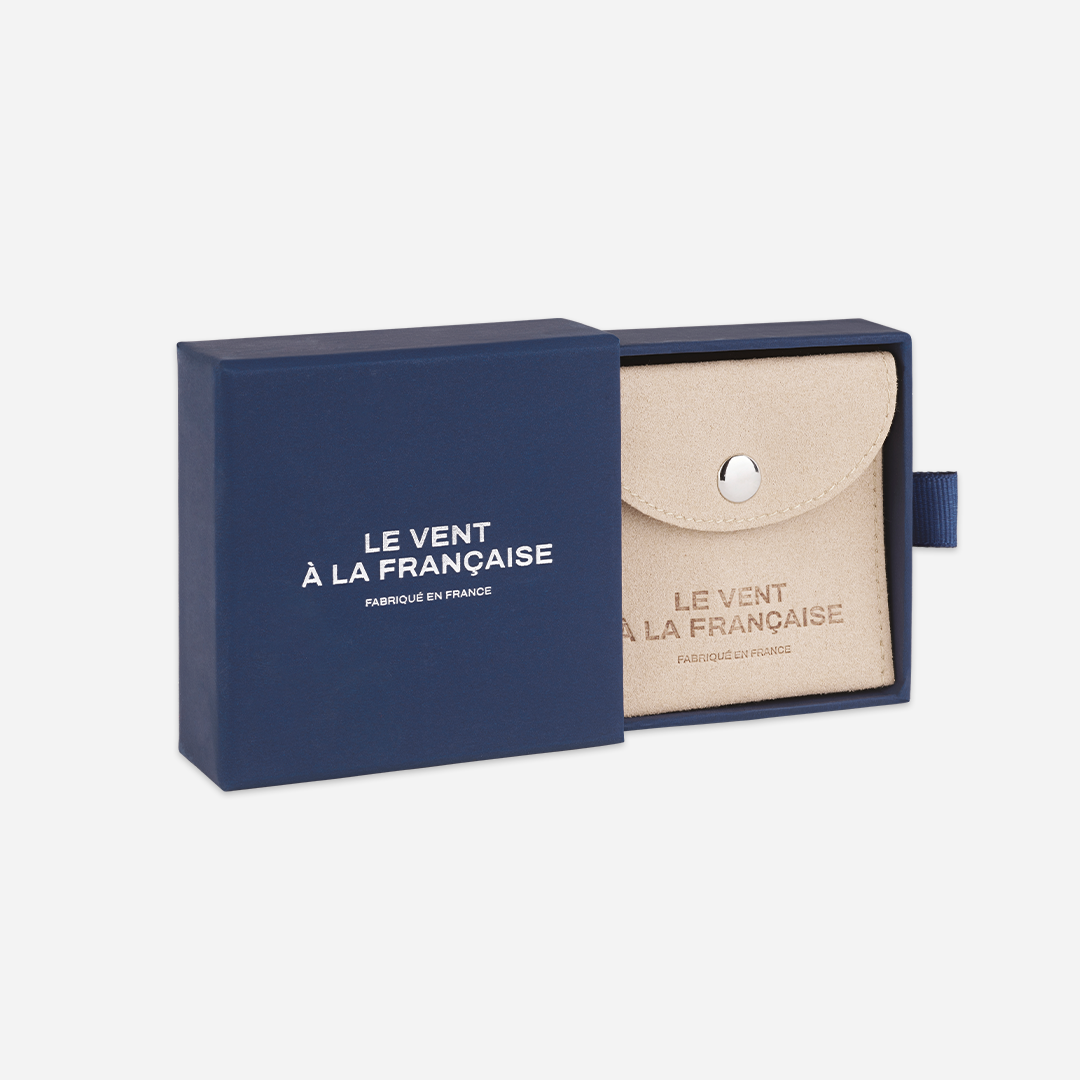 Caja De Embalaje Y Bolsa Le Vent À la Française - Azul Y Blanco