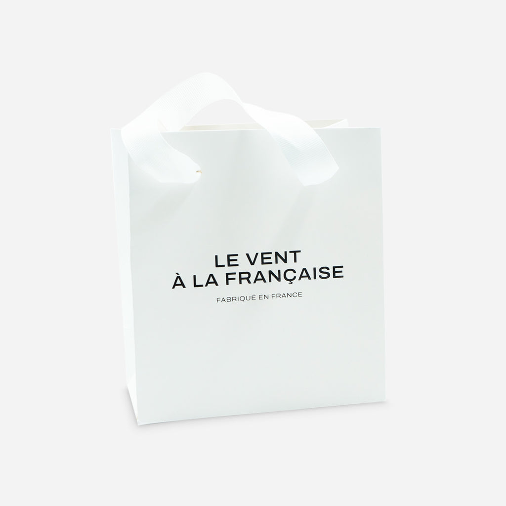 Caja De Embalaje Y Bolsa Le Vent À la Française - Azul Y Blanco