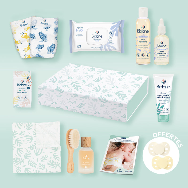 Coffret Cadeau De Naissance - Jaune