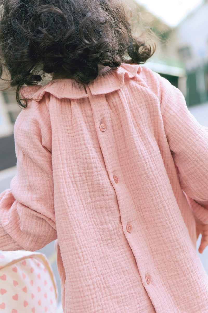 Blouse - Mamour Rose Coton