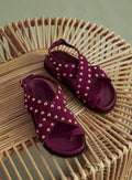 Sandalias Colibri de ante - Morado