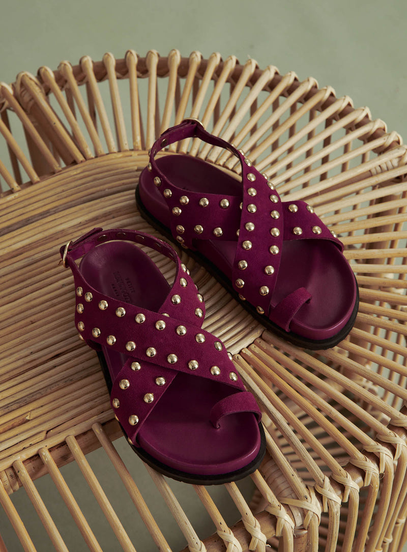 Sandales Colibri Suede - Violet