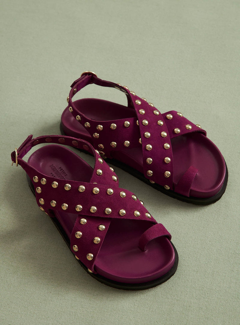 Sandales Colibri Suede - Violet