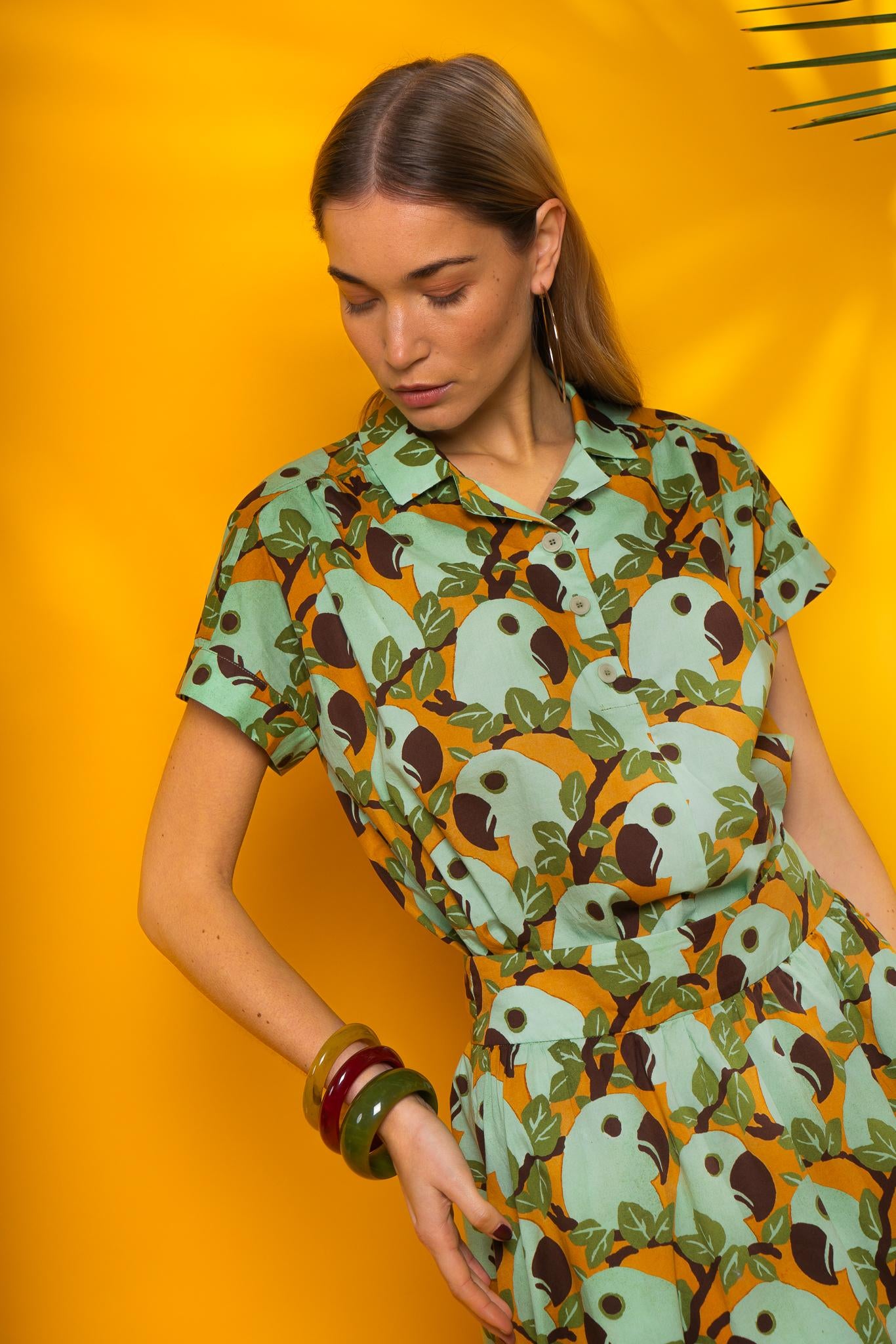 Shirt - Camille - Seaweed