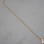 Dior Necklace Calligraphic “Dior” Signature Pavé-Set with Crystals