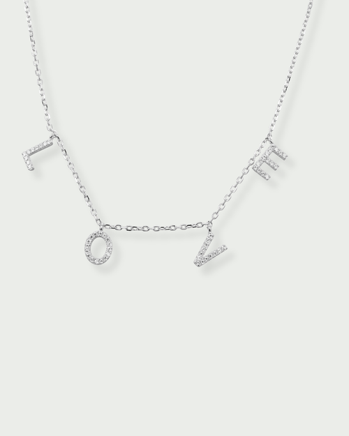 Collier Love - Blanc