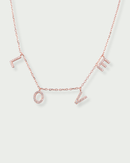Collier Love - Rose