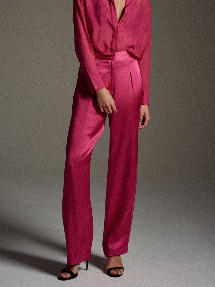 Collins Trousers - Fuchsia
