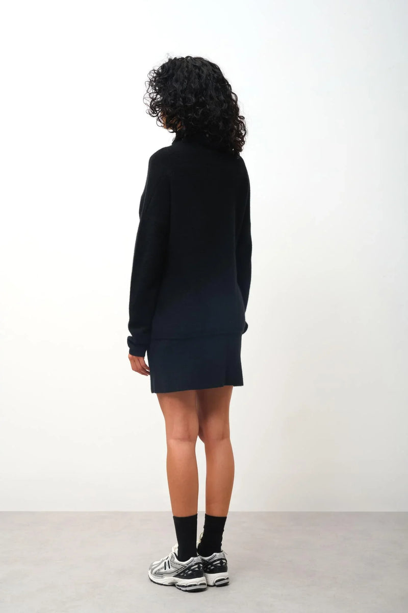 Pull Col Roulé - Collin - Noir