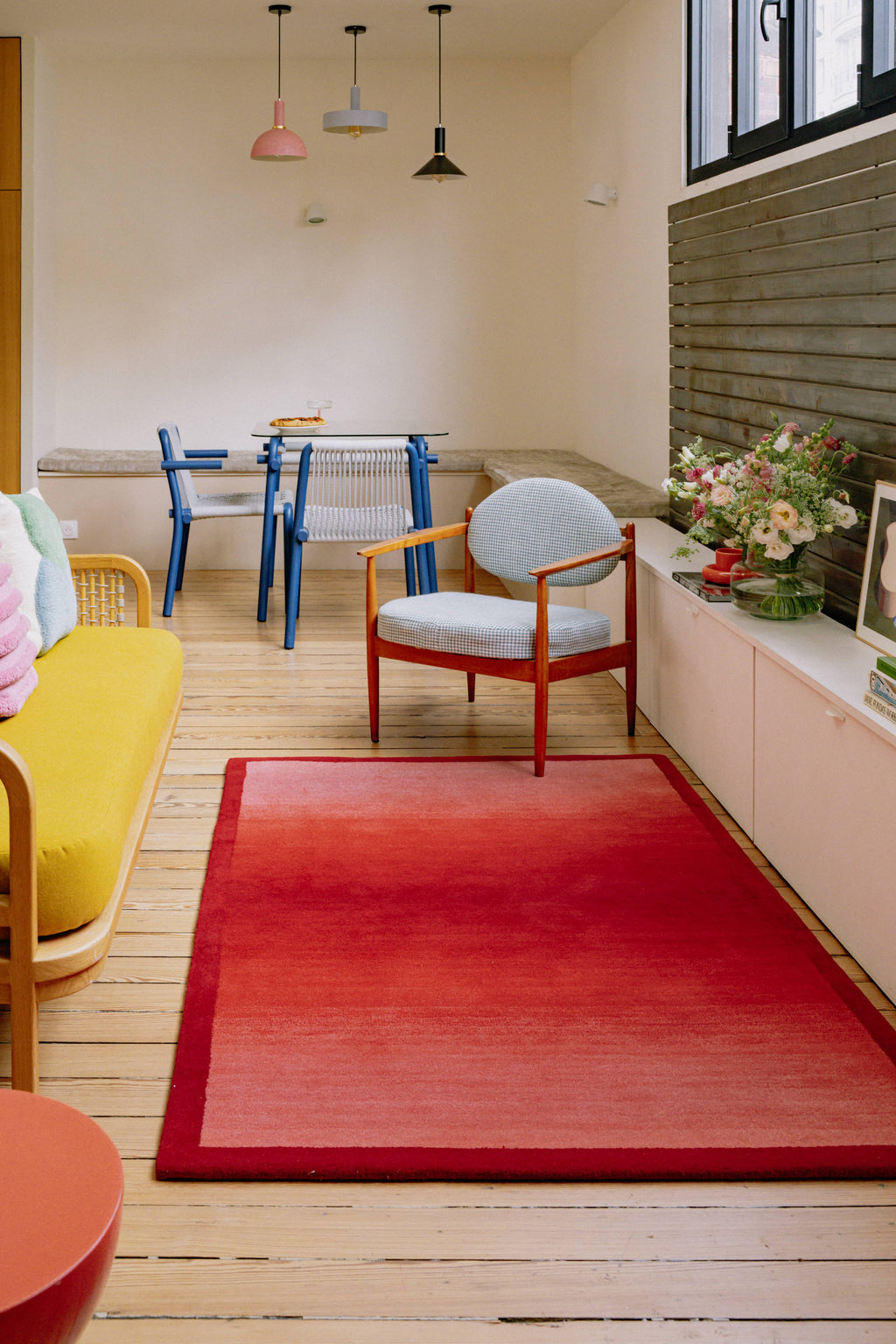 Red Is The New Red - Tapis - Laine