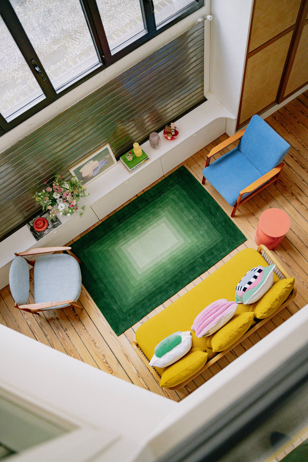 Green Door - Tapis - Laine