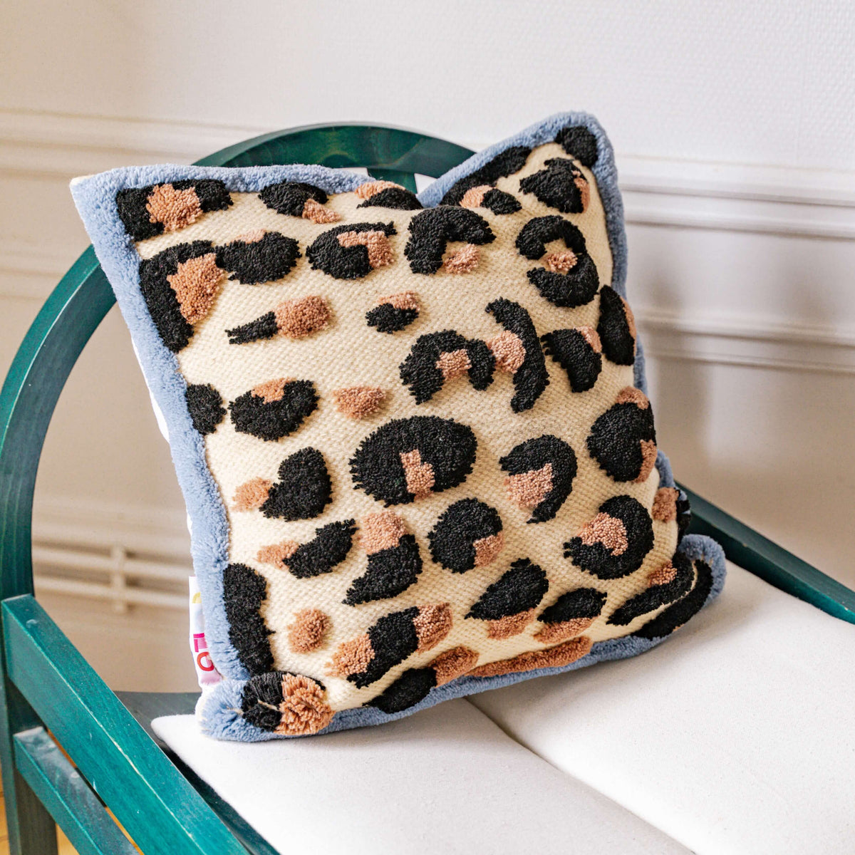 Léopard - Coussin - Laine