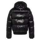 Schott - Doudoune À Capuche - Noir Foncé