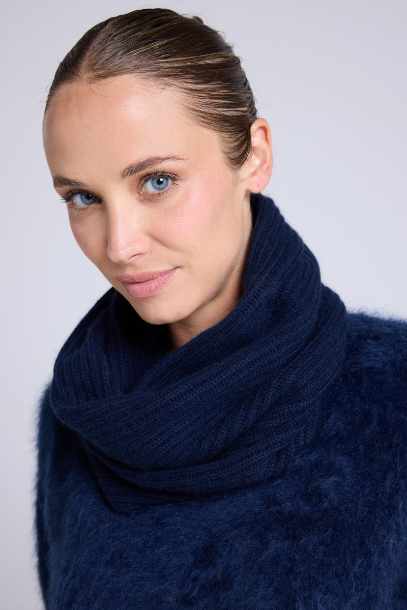 Tour De Cou Col - Bleu Marine