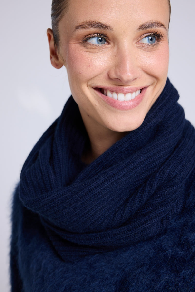 Tour De Cou Col - Bleu Marine