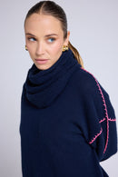 Tour De Cou Col - Bleu Marine