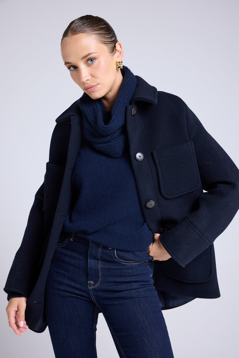 Tour De Cou Col - Bleu Marine