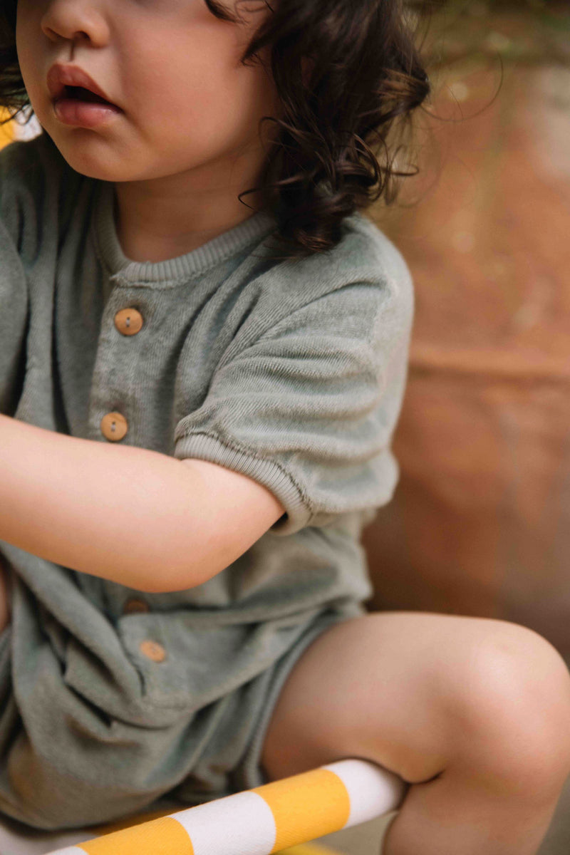 Mono Bebecito Terry Verdigris