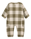 Combinaison Big Papi Flanelle Vichy Kaki
