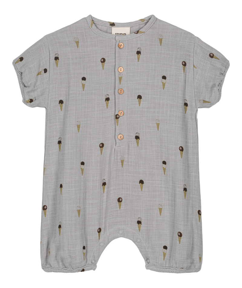 Mono Bebecito Azul Hielo Gris