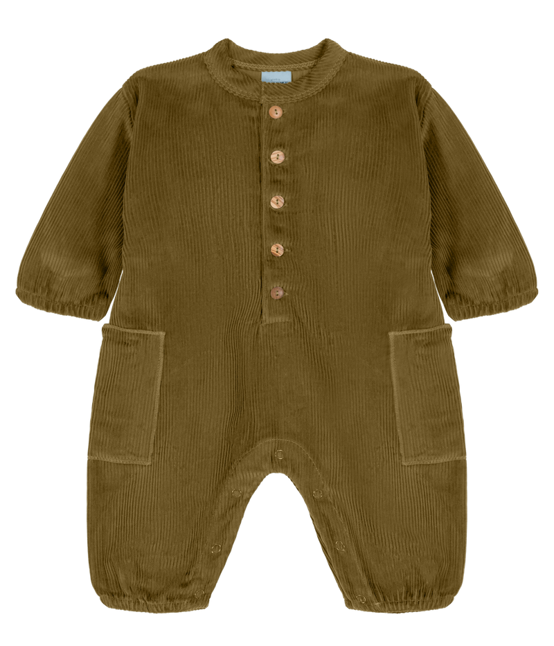 Combinaison Big Papi Corderoy Vert Nutria