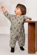 Combinaison Big Papi Corderoy Gris Trèfles