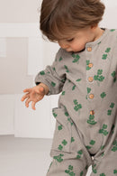 Combinaison Big Papi Corderoy Gris Trèfles