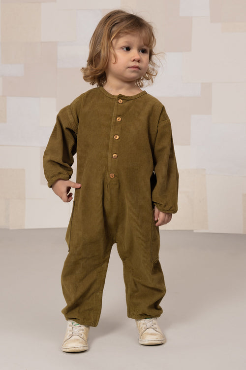 Combinaison Big Papi Corderoy Vert Nutria