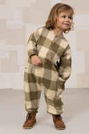 Combinaison Big Papi Flanelle Vichy Kaki