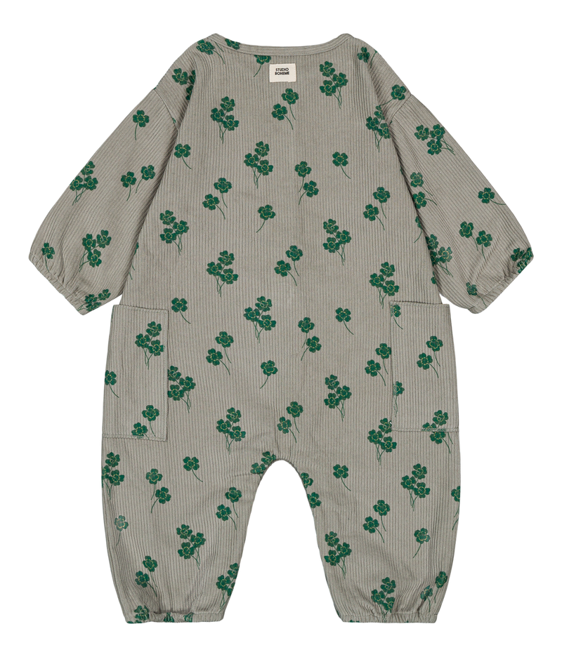 Combinaison Big Papi Corderoy Gris Trèfles