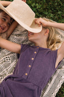 Mono corto Loulou Terry Púrpura