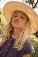 Mono corto Loulou Terry Púrpura